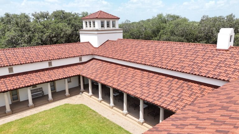 DECRA metal roofing installation by RISE Roofing Houston TX